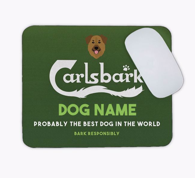 Carlsbark: Personalised {breedFullName} Mouse Mat